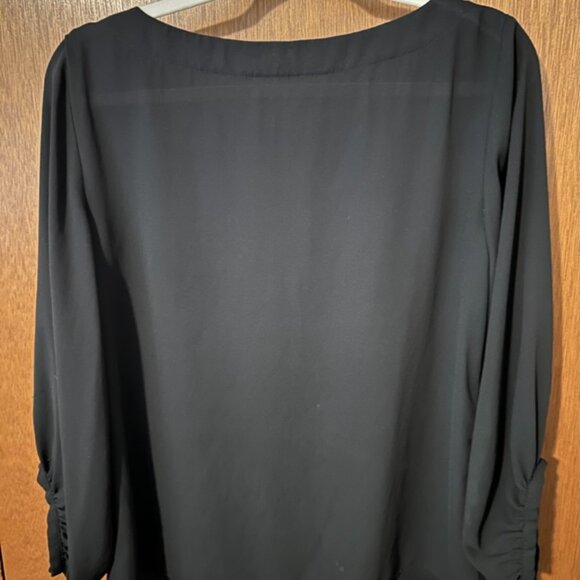 Loft women's black blouse, size M - Picture 6 of 6